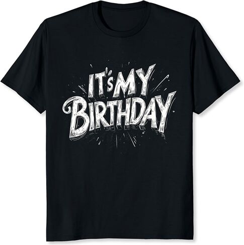 Its My Birthday Shirt Gifts for Men Husband Boyfriend Brother Birthday Party Apparel Graphic Tee in Kuwait