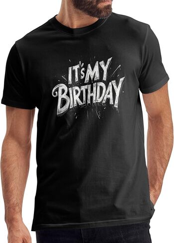 إنه هدايا قميص عيد ميلادي للرجال زوج صديقها يا أخي عيد ميلاد الحفل الرسم الإنطلاق in Saudi Arabia