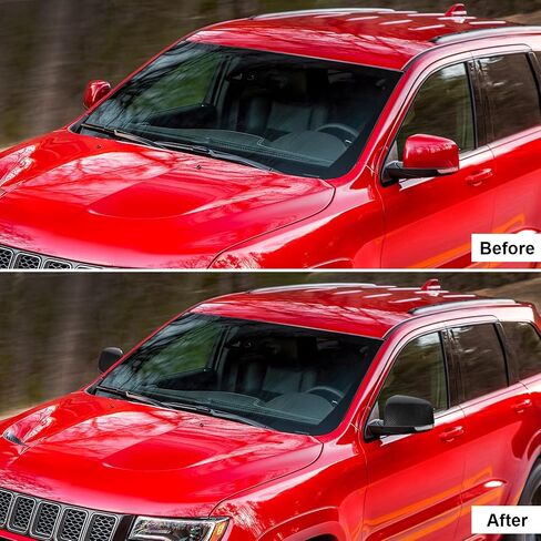CheroCar Side Door RearView Mirrors Cover Rear View Mirror Caps Trim for Jeep Grand Cherokee 2011-2020, for Dodge Durango 2011-2020, ABS Exterior Accessories (Carbon Fiber) in Saudi Arabia