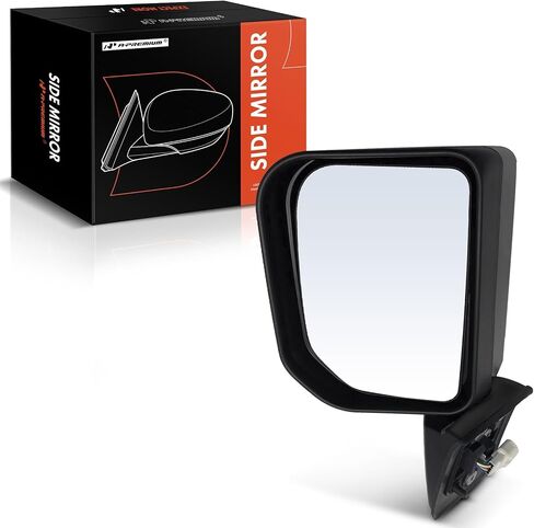 A-Premium Driver Side Power Door Mirror - Compatible with Toyota FJ Cruiser 2007-2014 - Non-Heated Manual Folding Black Smooth Outside Rear View Mirror w/Turn Signal - Replace# 8794035871 in Saudi Arabia