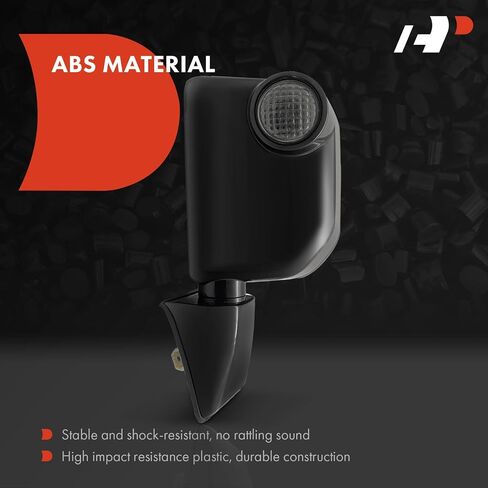 A-Premium Driver Side Power Door Mirror - Compatible with Toyota FJ Cruiser 2007-2014 - Non-Heated Manual Folding Black Smooth Outside Rear View Mirror w/Turn Signal - Replace# 8794035871 in Saudi Arabia