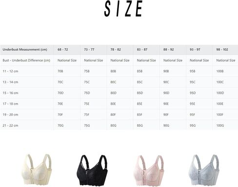 Senorita zip up bra ، uplacy - zip -up stroy support bra comfy bra ، full figure bras with support and lift in Saudi Arabia