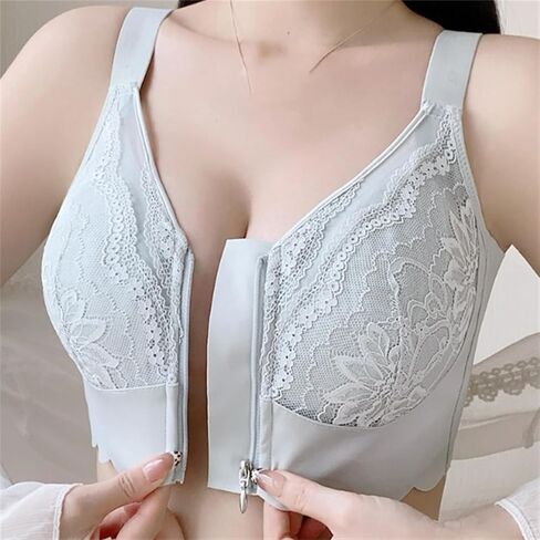 Senorita zip up bra ، uplacy - zip -up stroy support bra comfy bra ، full figure bras with support and lift in Saudi Arabia