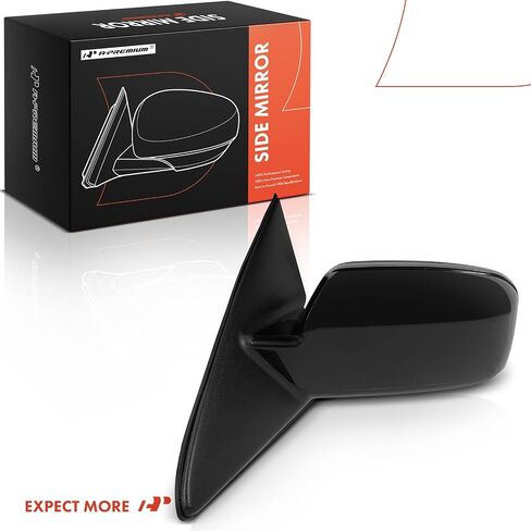 مرآة الباب الجانبية لبرنامج تشغيل السائق A-premium-متوافقة مع Ford Fusion 2010-2012 و Mercury Milan 2010-2011-مرآة مسخنة غير طيبة ، أسود خارجي للخلفي مع الكشف عن بقعة عمياء وضوء البرك in Saudi Arabia