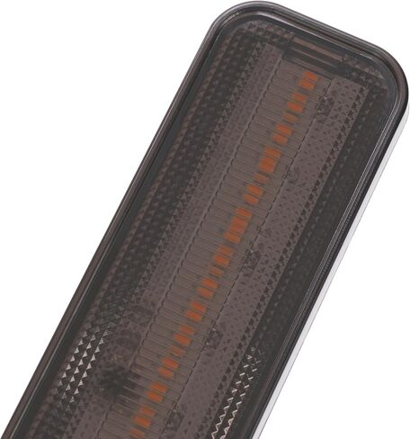 Hecasa LED LED Side Marker Lights متوافقة مع 1978-1987 Chevrolet Chevy El Camino Malibu GMC Caballero الأمامي الخلفي مصابيح الإشارة الخلفية استبدال 913417 929986 (4pcs العنبر والعدسة الحمراء والضوء) in Saudi Arabia