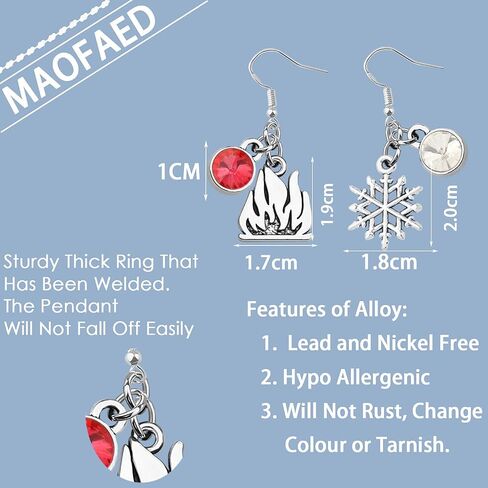 MAOFAED Anime Fan Gift Anime Lover Gift TV Series Gift Best Friend Gift Anime Earring in Saudi Arabia