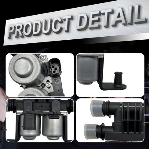 3-Way HVAC Heater Control Valve Solenoid for BMW 525i 528i 530i 535i 550i 645Ci 650i 745i 750i 760i M5 M6 Alpina B7, Range Rover 2002–2010 – Replaces 64116906652, 64128374995, 64116908294, 74892 in Saudi Arabia