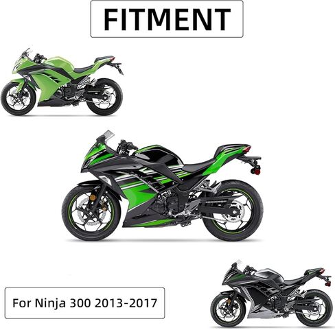 Gear Shifter for Ninja 300,CNC Aluminum Motorcycle Foot Shift Lever for Ninja300 2013-2017-Black in Saudi Arabia