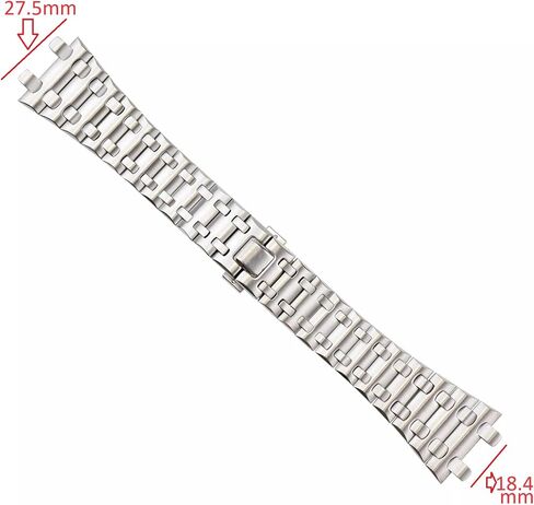 Ewatchparts Watch Band Bracelet Compatible With Audemars Piguet Royal Oak Offshore Safari StainleStainless Steel in Saudi Arabia