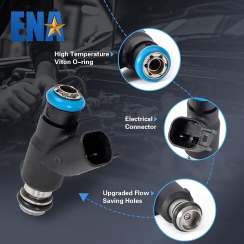 ena enjuped fuel enjouse for FJ837 353103C000 مجموعة من 6 متوافق مع Hyundai Santa Kia Sorento Azera Entourage Genesis Fe Sonata Veracruz Amanti Sedona Sorento V6 3.3L 3.8L 2006-2008 2008 2012 2012 2012 2012 2012 2012 2012 in Saudi Arabia