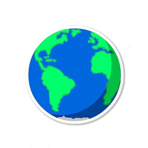 Cafepress Planet Earth Square Car Magnet ، شاشة المصد المغناطيسي in Saudi Arabia
