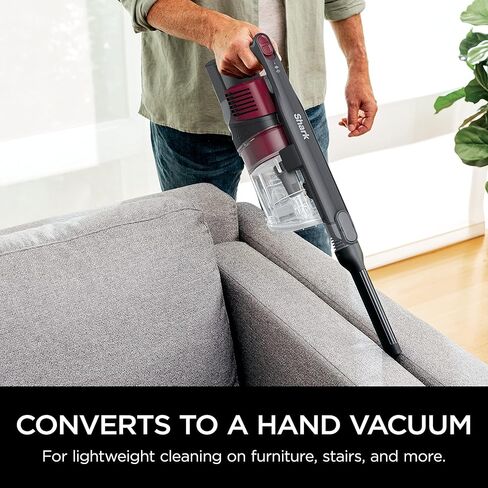 SHARK PET Pro Cordless Stick Vacuum مع Multiflex ، مرشح HEPA ، وزن خفيف ، شفط قوي ، وقت تشغيل 40 دقيقة ، فراغ اليد القابل للإزالة ، يشمل أداة شق وفرشاة الغبار ، UZ351H in Kuwait