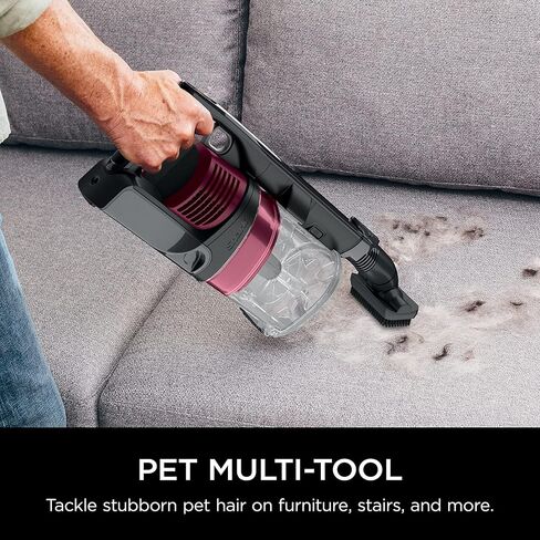 SHARK PET Pro Cordless Stick Vacuum مع Multiflex ، مرشح HEPA ، وزن خفيف ، شفط قوي ، وقت تشغيل 40 دقيقة ، فراغ اليد القابل للإزالة ، يشمل أداة شق وفرشاة الغبار ، UZ351H in Kuwait