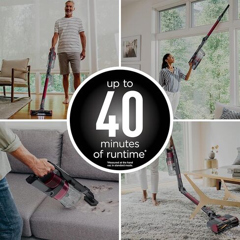 SHARK PET Pro Cordless Stick Vacuum مع Multiflex ، مرشح HEPA ، وزن خفيف ، شفط قوي ، وقت تشغيل 40 دقيقة ، فراغ اليد القابل للإزالة ، يشمل أداة شق وفرشاة الغبار ، UZ351H in Kuwait