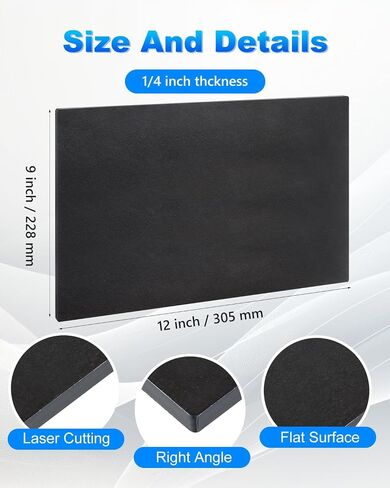 Rocaris 4 Pcs 4 X 12 X 1/4 Inch A36 Steel Plate Hot Rolled, Steel Base Plate for Construction Boards, Structure Support, Weldable Square and Industrial in Saudi Arabia