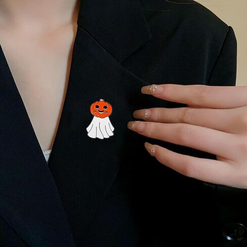 Dreuyet 5pieces Ghost Brooch For Women Cute Enamel Pins Cartoon Lapel Pin Jackets Backpacks Hat Decoration in Saudi Arabia