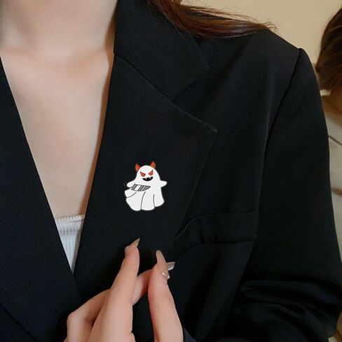 Dreuyet 5pieces Ghost Brooch For Women Cute Enamel Pins Cartoon Lapel Pin Jackets Backpacks Hat Decoration in Saudi Arabia