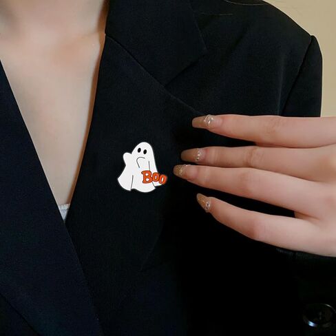 Dreuyet 5pieces Ghost Brooch For Women Cute Enamel Pins Cartoon Lapel Pin Jackets Backpacks Hat Decoration in Saudi Arabia