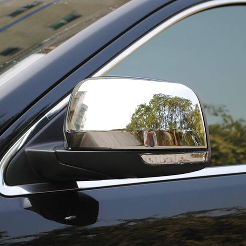 CheroCar Side Door RearView Mirrors Cover Rear View Mirror Caps Trim for Jeep Grand Cherokee 2011-2020, for Dodge Durango 2011-2020, ABS Exterior Accessories (Carbon Fiber) in Saudi Arabia