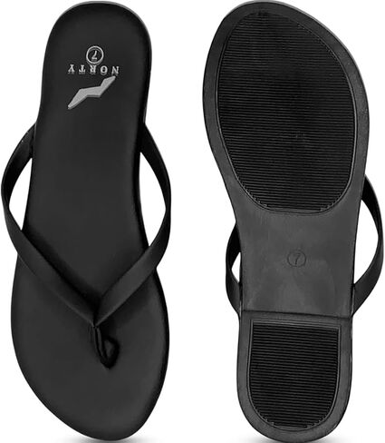 NORTY - Womens Memory Foam Footbed Sandals - Beach, Pool, Shower - Runs 1 Size Small in Kuwait