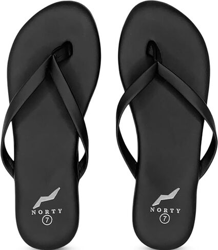 NORTY - Womens Memory Foam Footbed Sandals - Beach, Pool, Shower - Runs 1 Size Small in Kuwait