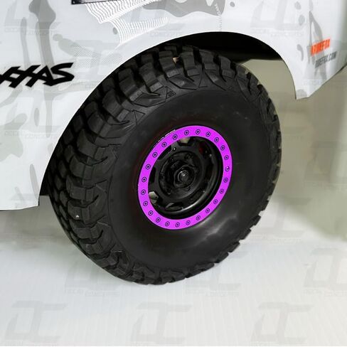 RIM LIP Beadlock Accent Stecent Kit - Fits Traxxas Unlimited Desert Racer (UDR) (مسامير أسود وردي أسود) in Kuwait