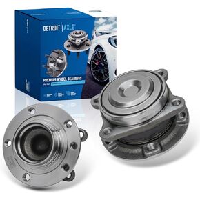 Detroit Axle - FWD Rear 2pc Wheel Bearing Hubs for 15-17 Chrysler 200, 14-19 Jeep Cherokee, 2 Wheel Bearing and Hubs Assembly 2015 2016 2017 Replacement in Saudi Arabia