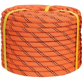 Double Braided Polyester Rope,1/2 in x 50 ft Strong Arborist Rigging Rope 48 Strands for Pulling Swing Sailing, Blue in Saudi Arabia