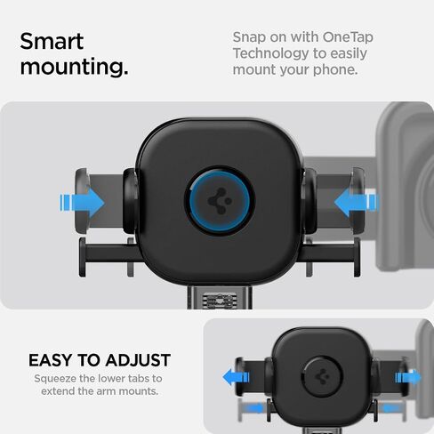 Spigen TapLock Qi2 MagSafe Charging Tesla Phone Mount for Model Y & More | For Model Y/3/S/X/Juniper - For iPhones with MagSafe & Galaxy phones with MagSafe cases & Pixel phones with Pixelsnap in Saudi Arabia