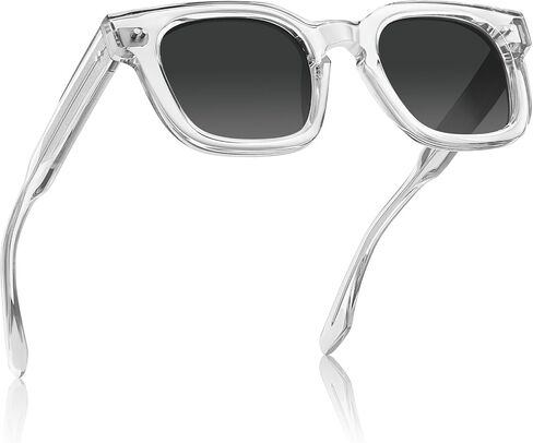 AVAWAY Polarized Sunglasses for Men/Women Uv400 Protection Trendy Classic Acetate Square Outdoor Driving Sun Glasses AV279 in Kuwait