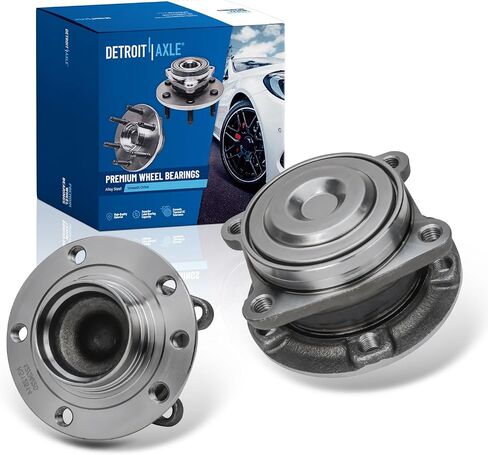 Detroit Axle - FWD Rear 2pc Wheel Bearing Hubs for 15-17 Chrysler 200, 14-19 Jeep Cherokee, 2 Wheel Bearing and Hubs Assembly 2015 2016 2017 Replacement in Saudi Arabia