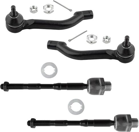 EV800550 ES800583 ES800582 Front Inner & Outer Tie Rod Ends Left & Right for Nissan Rogue 2008-2013 Rogue Select 2014-2015, Pack of 4 in Saudi Arabia