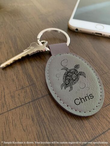 LaserGram Oval Keychain, Saint Jude, Personalized Engraving Included (Green) in Kuwait