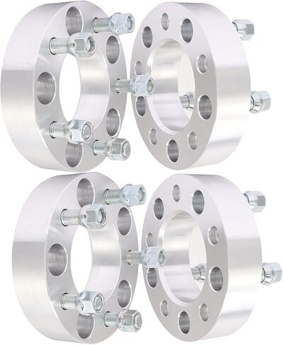 SCITOO 4Pcs Wheel Spacers 1.5 inch 5x5 Bore 87.1mm Studs 14x1.5 5 Lug Wheel Spacers Adapters Fit for for Chevrolet Tahoe for Chevrolet C1500 C1500 Suburban Express 1500 in Saudi Arabia