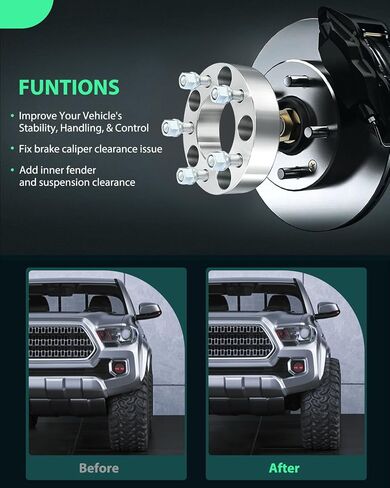 SCITOO 4Pcs Wheel Spacers 1.5 inch 5x5 Bore 87.1mm Studs 14x1.5 5 Lug Wheel Spacers Adapters Fit for for Chevrolet Tahoe for Chevrolet C1500 C1500 Suburban Express 1500 in Saudi Arabia