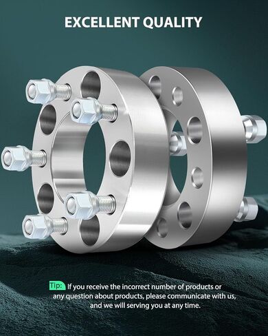 SCITOO 4Pcs Wheel Spacers 1.5 inch 5x5 Bore 87.1mm Studs 14x1.5 5 Lug Wheel Spacers Adapters Fit for for Chevrolet Tahoe for Chevrolet C1500 C1500 Suburban Express 1500 in Saudi Arabia