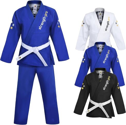 Brazilian Jiu Jitsu Gi and Martial Arts Uniform, Lightweight Preshrunk Grappling BJJ Gi for Adult, Training Gi in Kuwait