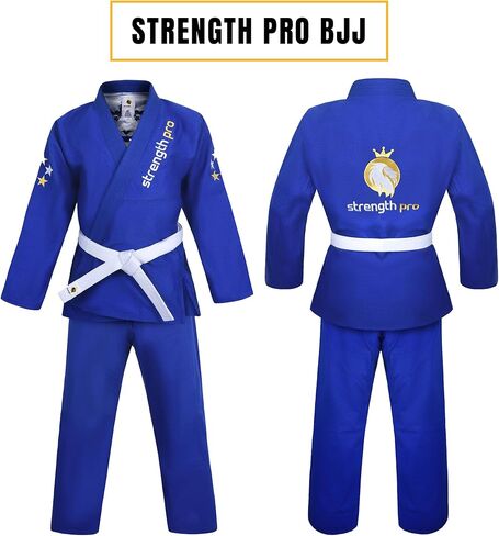 Brazilian Jiu Jitsu Gi and Martial Arts Uniform, Lightweight Preshrunk Grappling BJJ Gi for Adult, Training Gi in Kuwait