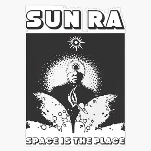 MAGNET Sun Ra Space Is The Place Jazz Magnetic Vinyl Sticker Decal Magnet 5" in Saudi Arabia