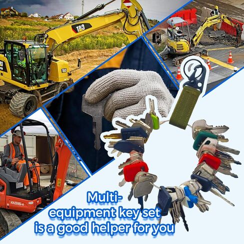 المقاولون مفاتيح المعدات الثقيلة معدات البناء Master Construction Multi Fit معظم المعدات الشائعة تصنيع الحفارة المحفوظات المحمولة Dozer Backhoe Volvo Cat John Deere Case Doosan JCB Kubota Hyster in Kuwait