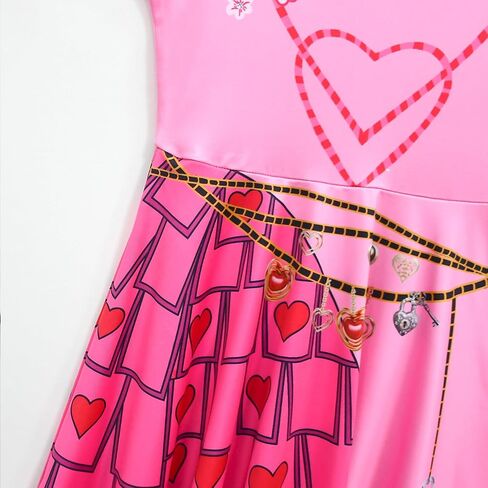 Princess Costume Dress for Girls Halloween Cosplay Outfits with Wig and Gloves4-10Y in Saudi Arabia