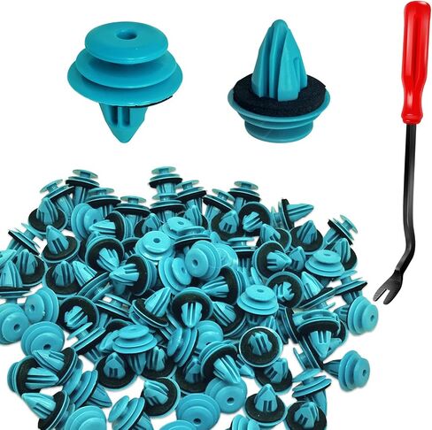 50Pcs Trim Door Panel Retainer Clips, Car Push Fastener Clips, Door Trim Clips Replacement 90467-10188, Car Accessories Auto Clips Compatible with Toyota Corolla Camry Sequoia Tundra Tacoma in Kuwait