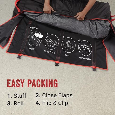 خيمة كولمان سكاي لودج الفورية، خيمة 4/6/8 أشخاص يتم تركيبها في حوالي دقيقة واحدة، خيمة مقاومة للطقس مع أعمدة مرفقة مسبقًا وحقيبة حمل in Kuwait