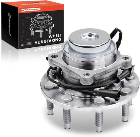A-Premium Front Wheel Bearing and Hub Assembly with ABS & 8-Lug Compatible with Chevrolet GMC Models - 2018-2023 - Express 2500 3500 4500 & Savana 2500 3500 4500, RWD Only in Saudi Arabia