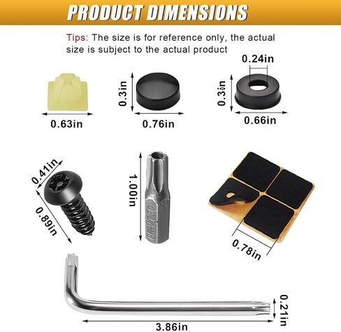 Anti Theft Car License Plate Screws, M6 (1/4") Stainless Steel Tag Plate Fastener Bolt, Rustproof Tamper Proof License Frame Cover Mounting Hardware for Front Rear Frame Holder (Black, 8Sets) in Saudi Arabia