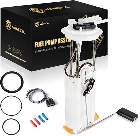 Fuel Pump Assembly Compatible with 1998-2005 Buick LeSabre Park Avenue Cadillac DeVille Seville Oldsmobile Aurora Pontiac Bonneville 3.5L 3.8L 4.0L 4.6L Replace E3518M with Pressure Sensor in Saudi Arabia