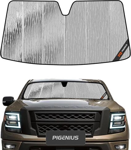 Windshield Sun Shade for Nissan Titan 2004-2015 Front Window Sunshade - AstraGuard in Saudi Arabia