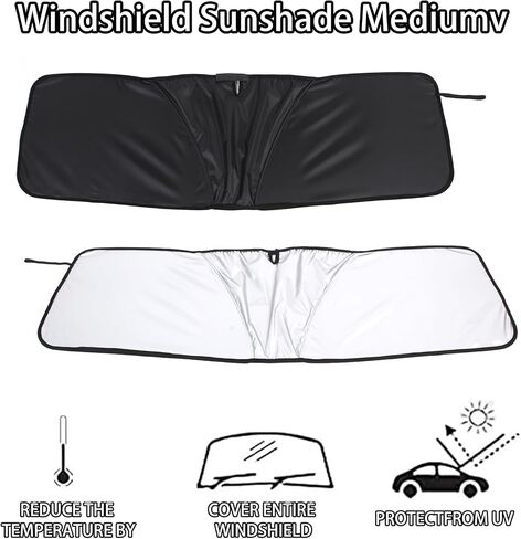 Car Front Windshield Sun Shade Compatible with Ineos Grenadier 2020-2025 Sunshade Foldable UV Reflector Auto Window Sunshade Visor Shield Cover (Style A) in Saudi Arabia