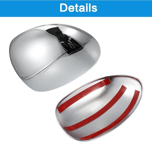 TOP-VIGOR Compatible with Ford F-150 1997-2003, Ford Expedition 1997-2002, Lincoln Navigator 1998-1999, 2pcs Full Mirror Covers Replacement – Chrome Plated Mirror Caps for Left & Right Side in Saudi Arabia
