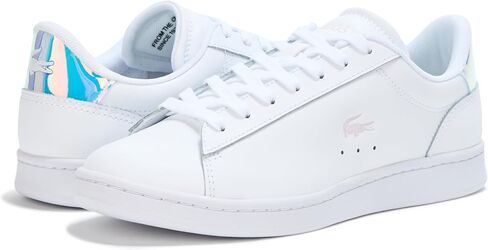 Lacoste Women's Carnaby مجموعة مدربين مع حذاء رياضة التفاصيل الثلاثية الأبعاد in Kuwait